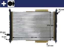 Chłodnica, układ chłodzenia silnika Mahle CR622000S