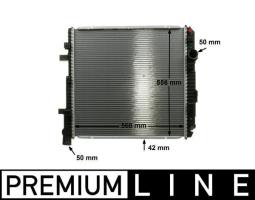 Chłodnica, układ chłodzenia silnika Mahle CR662000P