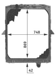 Chłodnica, układ chłodzenia silnika Mahle CR687000P