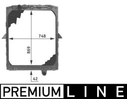 Chłodnica, układ chłodzenia silnika Mahle CR687000P