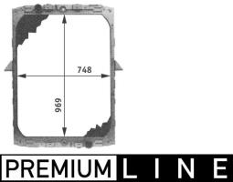 Chłodnica, układ chłodzenia silnika Mahle CR688000P