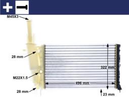 Chłodnica, układ chłodzenia silnika MAHLE CR346000S