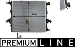 Chłodnica, układ chłodzenia silnika Mahle CR81000P