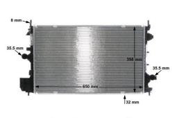 Chłodnica, układ chłodzenia silnika Mahle CR835000S