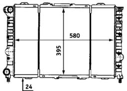 Chłodnica, układ chłodzenia silnika MAHLE CR521000S
