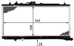 Chłodnica, układ chłodzenia silnika MAHLE CR534000S