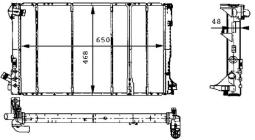 Chłodnica, układ chłodzenia silnika MAHLE CR492000S