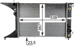 Chłodnica, układ chłodzenia silnika MAHLE CR559000P