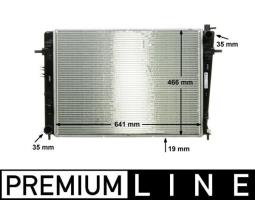Chłodnica, układ chłodzenia silnika Mahle CR909000P