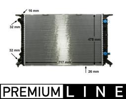 Chłodnica, układ chłodzenia silnika Mahle CR910000P