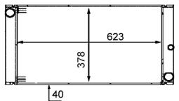 Chłodnica, układ chłodzenia silnika MAHLE CR572000P