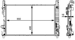 Chłodnica, układ chłodzenia silnika MAHLE CR661000P