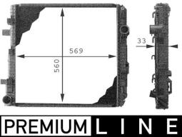 Chłodnica, układ chłodzenia silnika MAHLE CR671000P