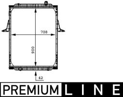 Chłodnica, układ chłodzenia silnika MAHLE CR698000P