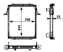 Chłodnica, układ chłodzenia silnika MAHLE CR708000P