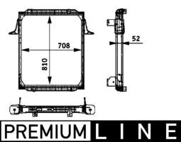 Chłodnica, układ chłodzenia silnika MAHLE CR708000P
