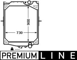 Chłodnica, układ chłodzenia silnika MAHLE CR756000P