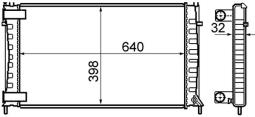 Chłodnica, układ chłodzenia silnika MAHLE CR803000S
