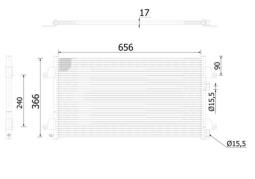 Skraplacz, klimatyzacja Mahle AC366000S