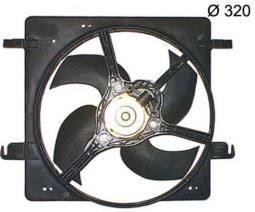 Wentylator, chłodzenie silnika Mahle CFF386000S