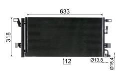 Skraplacz, klimatyzacja Mahle AC101000P