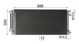 Skraplacz, klimatyzacja Mahle AC104000P