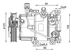 Sprężarka, klimatyzacja MAHLE ACP1465000P