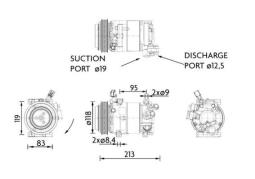 Sprężarka, klimatyzacja MAHLE ACP1468000P