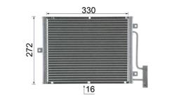 Skraplacz, klimatyzacja Mahle AC317000P