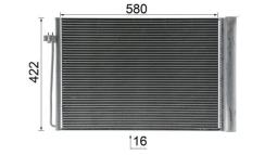 Skraplacz, klimatyzacja Mahle AC344000P