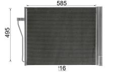 Skraplacz, klimatyzacja Mahle AC568000P