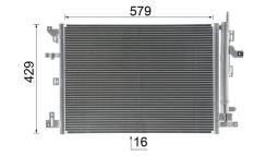 Skraplacz, klimatyzacja Mahle AC635000S