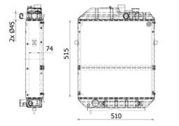 Chłodnica, układ chłodzenia silnika MAHLE CR2282000S