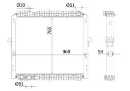 Chłodnica, układ chłodzenia silnika MAHLE CR2326000S