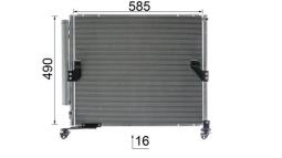 Skraplacz, klimatyzacja Mahle AC862000S