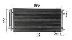 Skraplacz, klimatyzacja MAHLE AC104000P