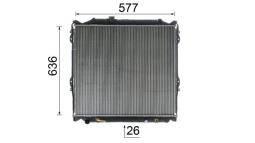 Chłodnica, układ chłodzenia silnika Mahle CR1528000S