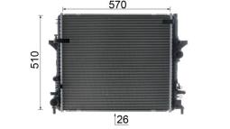 Chłodnica, układ chłodzenia silnika Mahle CR1929000P