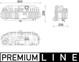 Zbiorniczek wyrównawczy, płyn chłodzący MAHLE CRT241000P