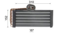 Parownik, instalacja klimatyzacji MAHLE AE45000P