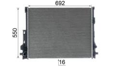 Chłodnica, układ chłodzenia silnika Mahle CR2607000P