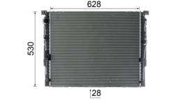Chłodnica, układ chłodzenia silnika Mahle CR2630000P