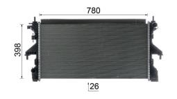 Chłodnica, układ chłodzenia silnika Mahle CR2631000P