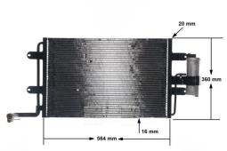 Skraplacz, klimatyzacja Mahle AC180000S