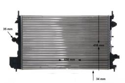 Chłodnica, układ chłodzenia silnika Mahle CR835001S