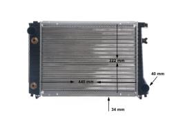 Chłodnica, układ chłodzenia silnika Mahle CR117000S
