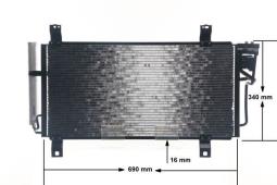 Skraplacz, klimatyzacja Mahle AC714000S