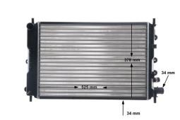 Chłodnica, układ chłodzenia silnika Mahle CR1142000S