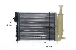 Chłodnica, układ chłodzenia silnika Mahle CR491000S