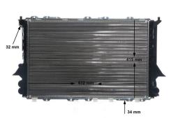 Chłodnica, układ chłodzenia silnika Mahle CR591000S